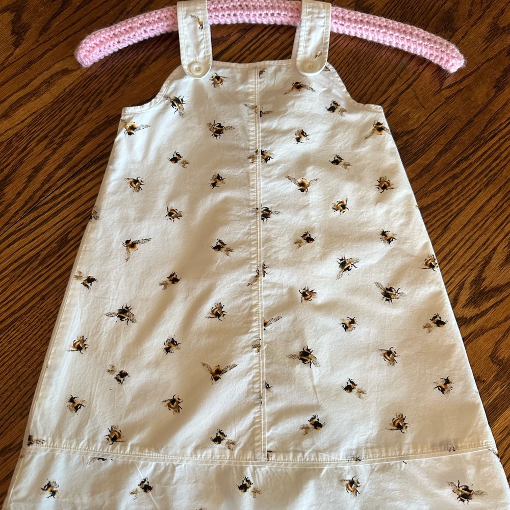 Victoria Beckham Button Strap Bumblebee Jumper Sundress 4t